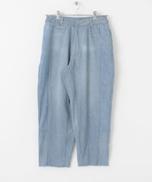 SEEALL SUPER BAGGY SLACKS DENIM