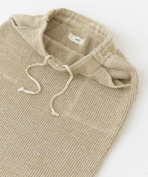 UNFIL（アンフィル）の「unfil organic hemp ribbed-knit skirt（その他・レディース・beigemix/blackmix・1）」の6枚目の写真