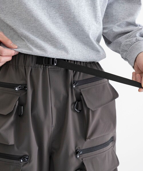 パンツ ALOUND 2WAY BELTED TECH PANTS ALOUND 2WAY BELTED TECH PANTS