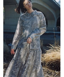 merry jenny | fog lace sheer tiered skirt(スカート)