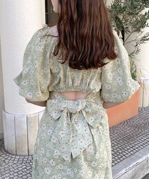 OLIVE des OLIVE | マーガレットバックリボンブラウス(シャツ/ブラウス)