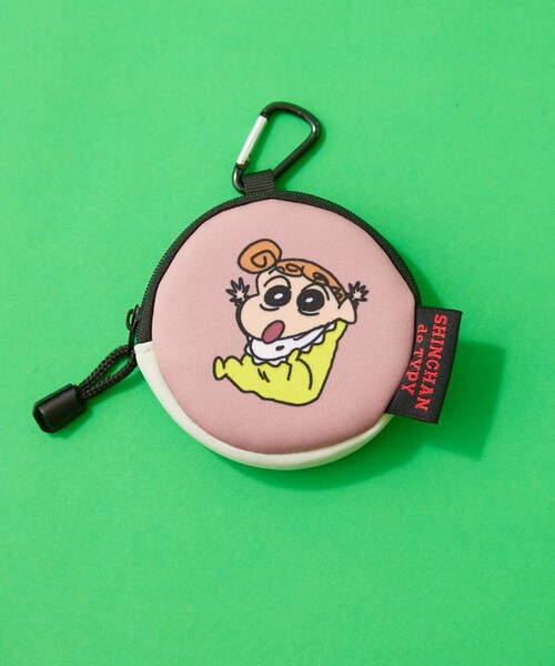 CIAOPANIC TYPY（チャオパニックティピー）の「【KIDS】【SHINCHAN de TYPY】カラビナ付きコインポーチ（その他小物・キッズ・サックスブルー/ネイビー/ピンク/カーキ/グレー/ブラック・ONE）」の4枚目の写真