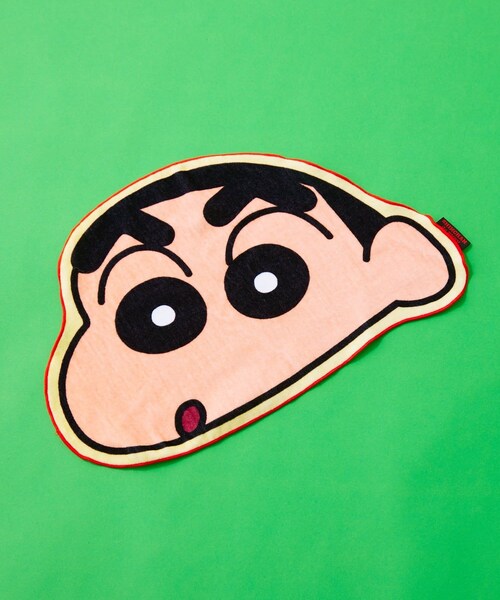 CIAOPANIC TYPY(チャオパニックティピー)の「【SHINCHAN de TYPY】キャラクターフェイスフェイスタオル(その他小物・キッズ・レッド・ONE)」の1枚目の写真