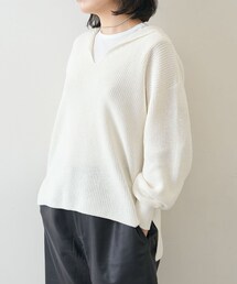 Whim Gazette（ウィムガゼット）の「セーラーカラープルオーバー