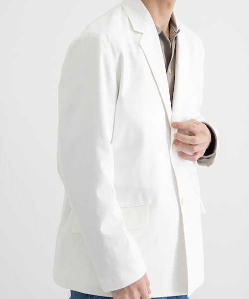 HERILL(ヘリル)の「HERILL Egyptiancotton Chino JACKET(その他・メンズ・White・2)」の9枚目の写真
