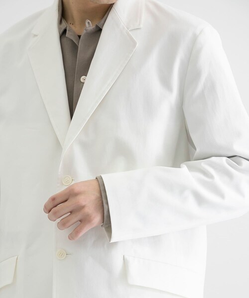 HERILL(ヘリル)の「HERILL Egyptiancotton Chino JACKET(その他・メンズ・White・2)」の10枚目の写真