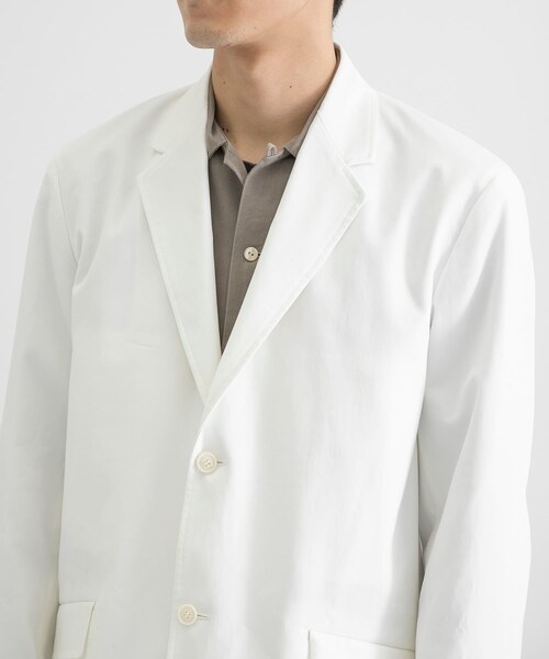 HERILL(ヘリル)の「HERILL Egyptiancotton Chino JACKET(その他・メンズ・White・2)」の8枚目の写真