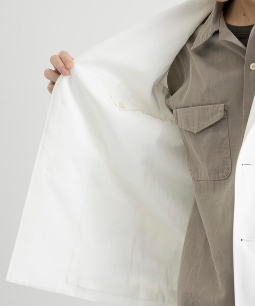 HERILL(ヘリル)の「HERILL Egyptiancotton Chino JACKET(その他・メンズ・White・2)」の14枚目の写真