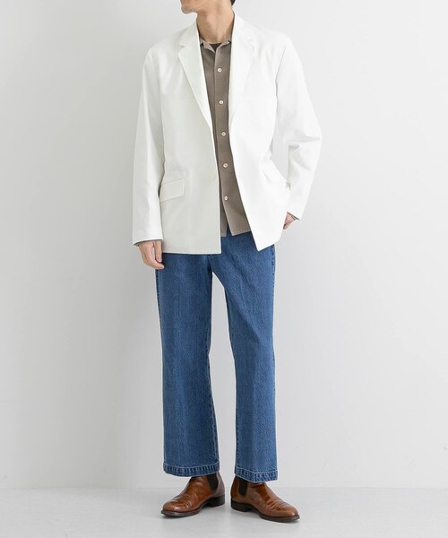 HERILL(ヘリル)の「HERILL Egyptiancotton Chino JACKET(その他・メンズ・White・2)」の2枚目の写真