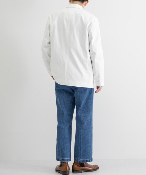 HERILL(ヘリル)の「HERILL Egyptiancotton Chino JACKET(その他・メンズ・White・2)」の4枚目の写真