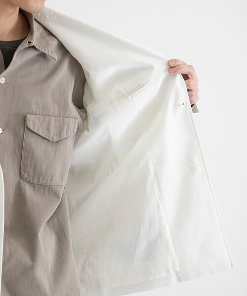 HERILL(ヘリル)の「HERILL Egyptiancotton Chino JACKET(その他・メンズ・White・2)」の13枚目の写真