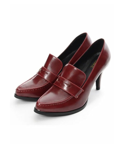 Re:EDIT（リエディ）の「CHICMUSE ピンヒールポインテッドローファー（その他・レディース・ブラック/アイボリー/グリーン/ネイビー/バーガンディ/ブラックスエード/キャメルスエード/ブルーグリーンスエード/ハラコレオパード/ツイードブラック・S/M/L/LL）」の10枚目の写真