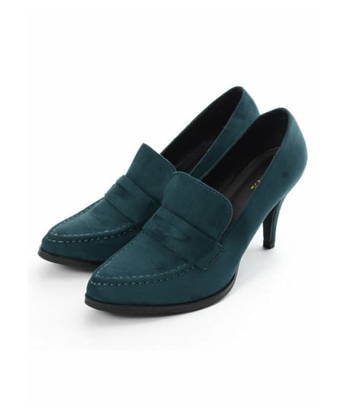 Re:EDIT（リエディ）の「CHICMUSE ピンヒールポインテッドローファー（その他・レディース・ブラック/アイボリー/グリーン/ネイビー/バーガンディ/ブラックスエード/キャメルスエード/ブルーグリーンスエード/ハラコレオパード/ツイードブラック・S/M/L/LL）」の14枚目の写真