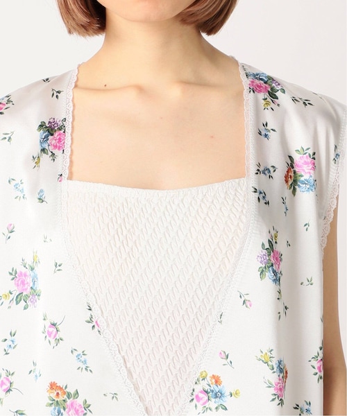 EDIT. FOR LULU（エディットフォールル）の「《予約》フラワーサテン Vネック ドレス（ワンピース/ドレス・ホワイト/(010)/34/在庫あり/36）」の12枚目の写真