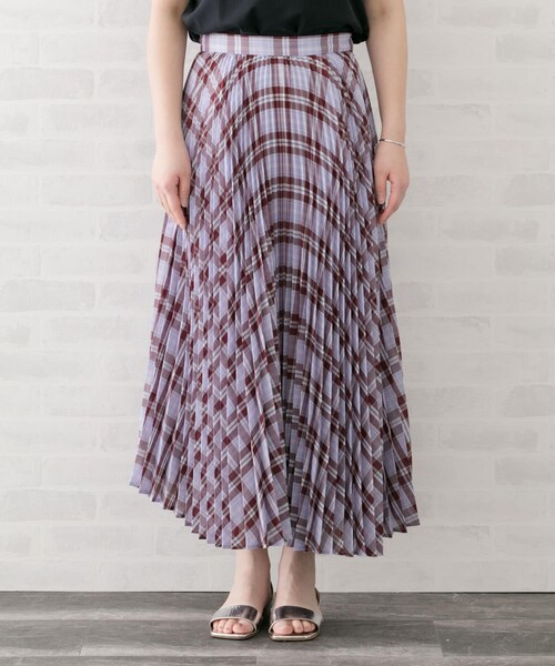 定価14300円 URBAN RESEARCH ROSSO チェックスカート セール】F by ROSSO カラーチェックスカート（スカート）｜F by