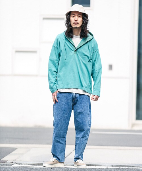 チカ サニーレーベル  コットンワイドパーカー Sonny Label(サニーレーベル)の「【WEB限定】コットンワイドパーカー