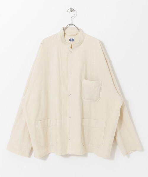 ARMY TWILL Cotton Slab Snap Shirt