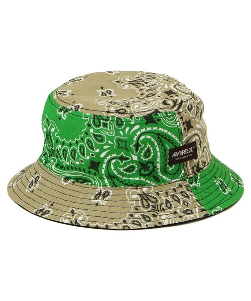 AVIREX（アヴィレックス）の「バンダナ リバーシブル ハット/BANDANA REVERSIBLE HAT（その他・メンズ・WHITE/BLACK・F）」の5枚目の写真