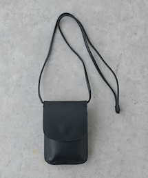PUAL CE CIN | 【サステナブル】ヴィーガンレザーポケットショルダーBAG(ショルダーバッグ)