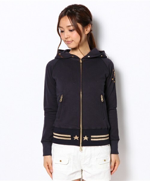 MARK & LONA（マークアンドロナ）の「Supersta Hoody（パーカー・レディース・ヘザ－グレー/ターコイズブルー/ネイビー/ピンク/レッド/ライム・SMALL/MEDIUM）」の7枚目の写真