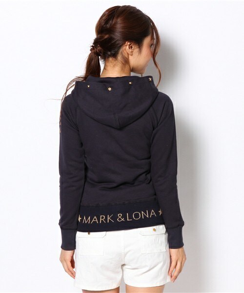 MARK & LONA（マークアンドロナ）の「Supersta Hoody（パーカー・レディース・ヘザ－グレー/ターコイズブルー/ネイビー/ピンク/レッド/ライム・SMALL/MEDIUM）」の9枚目の写真