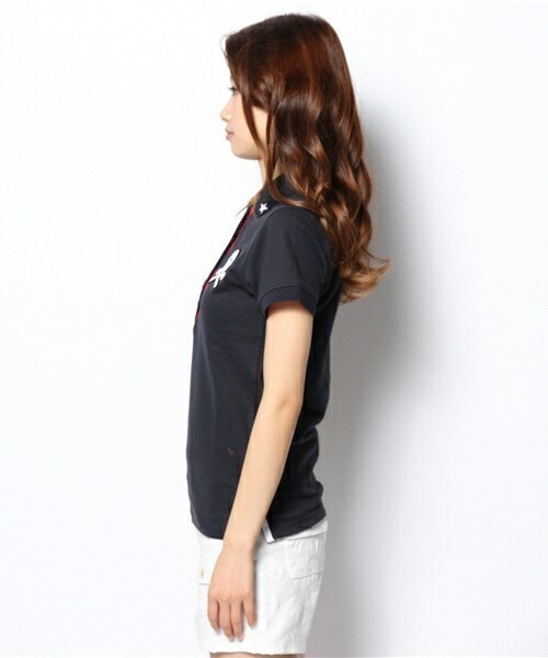 MARK & LONA（マークアンドロナ）の「Dormie Polo（ポロシャツ・レディース・ホワイト/ブラック/ネイビー/マジェンタ・SMALL/MEDIUM）」の6枚目の写真