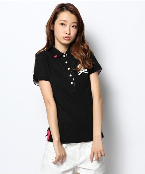 MARK & LONA（マークアンドロナ）の「Dormie Polo（ポロシャツ・レディース・ホワイト/ブラック/ネイビー/マジェンタ・SMALL/MEDIUM）」の2枚目の写真