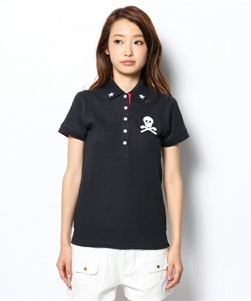 MARK & LONA（マークアンドロナ）の「Dormie Polo（ポロシャツ・レディース・ホワイト/ブラック/ネイビー/マジェンタ・SMALL/MEDIUM）」の5枚目の写真