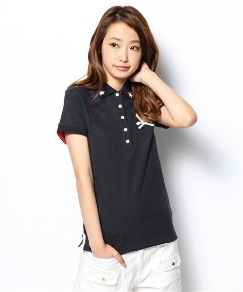 MARK & LONA（マークアンドロナ）の「Dormie Polo（ポロシャツ・レディース・ホワイト/ブラック/ネイビー/マジェンタ・SMALL/MEDIUM）」の3枚目の写真