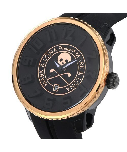 Tendence（テンデンス）の「Tendence (テンデンス)×MARK&LONA 『GULLIVER MARK & LONA 』（アナログ腕時計・メンズ・ブラック×ゴールド・FREE）」の2枚目の写真