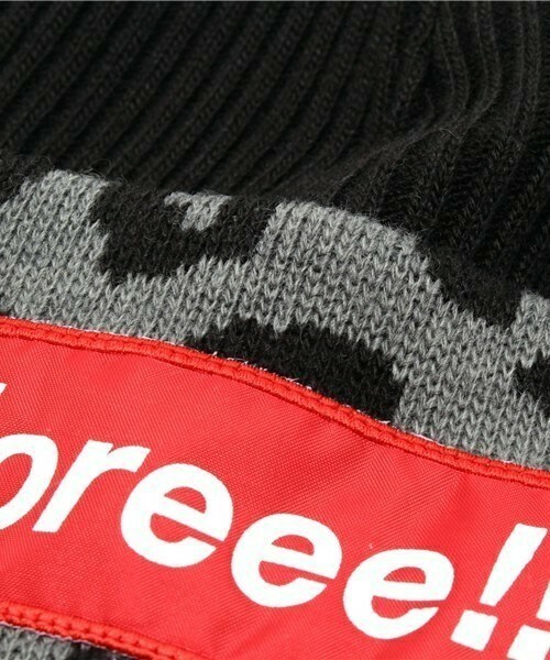 MARK & LONA(マークアンドロナ)の「Foreee! Beanie(ニットキャップ/ビーニー・メンズ・ブラック/ヘザ-グレー・FREE)」の5枚目の写真