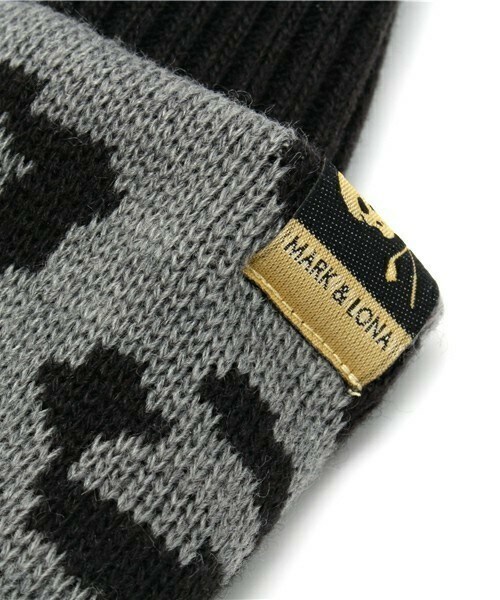 MARK & LONA(マークアンドロナ)の「Foreee! Beanie(ニットキャップ/ビーニー・メンズ・ブラック/ヘザ-グレー・FREE)」の6枚目の写真
