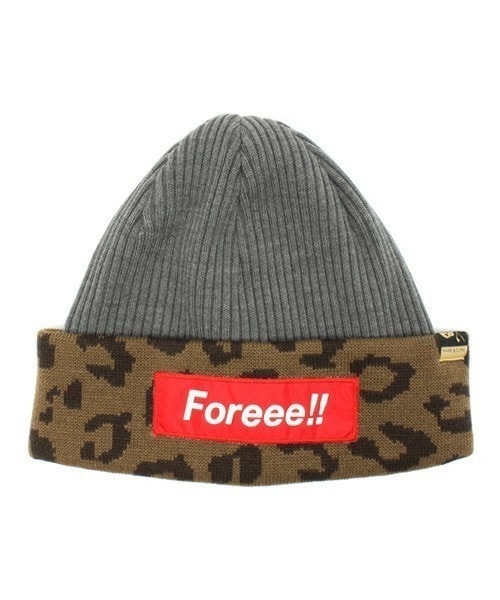 MARK & LONA(マークアンドロナ)の「Foreee! Beanie(ニットキャップ/ビーニー・メンズ・ブラック/ヘザ-グレー・FREE)」の1枚目の写真