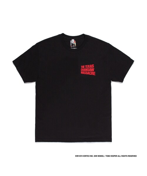 WACKO MARIA(ワコマリア)の「THE TEXAS CHAINSAW MASSACRE / CREW NECK T-SHIRT ( TYPE-1 )(Tシャツ/カットソー・メンズ・WHT/BLK・M/L/XL)」の2枚目の写真