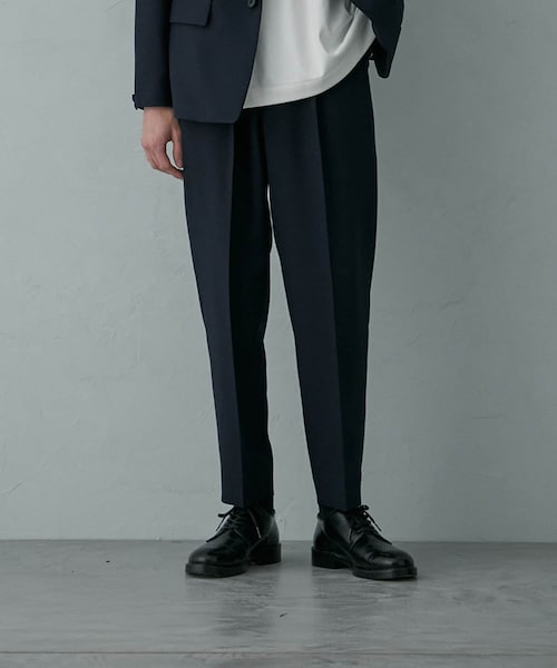 PUBLIC TOKYO（パブリックトウキョウ）の「エバークリースワイドスラックス（その他パンツ・メンズ・GRY/BLK/BGE/TAN/NVY・1/2/3）」の4枚目の写真