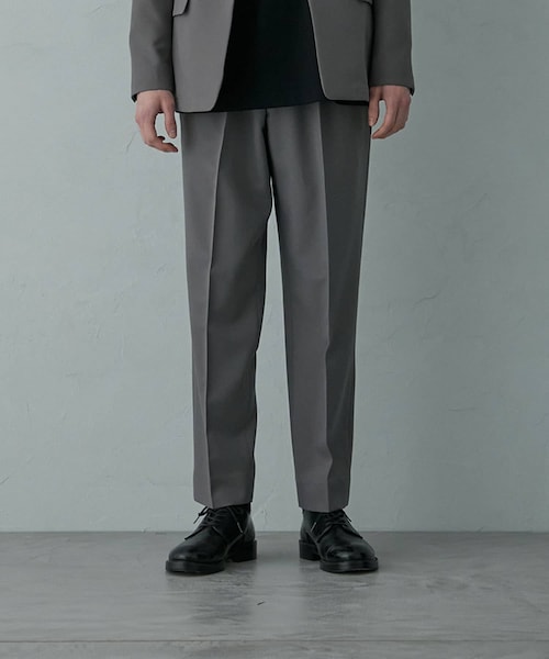 PUBLIC TOKYO（パブリックトウキョウ）の「エバークリースワイドスラックス（その他パンツ・メンズ・GRY/BLK/BGE/TAN/NVY・1/2/3）」の2枚目の写真