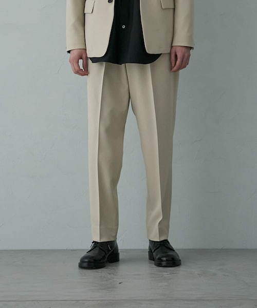 PUBLIC TOKYO（パブリックトウキョウ）の「エバークリースワイドスラックス（その他パンツ・メンズ・GRY/BLK/BGE/TAN/NVY・1/2/3）」の3枚目の写真