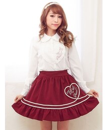 DearMyLove | ハートフリル刺繍ブラウス(トップス)