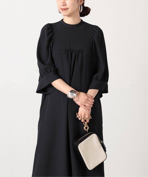 新品タグ付✨2022 ヴェルメイユパーイエナ トリアセギャザースリーブワンピース VERMEIL par iena（ヴェルメイユパーイエナ）の「《追加予約》トリアセ