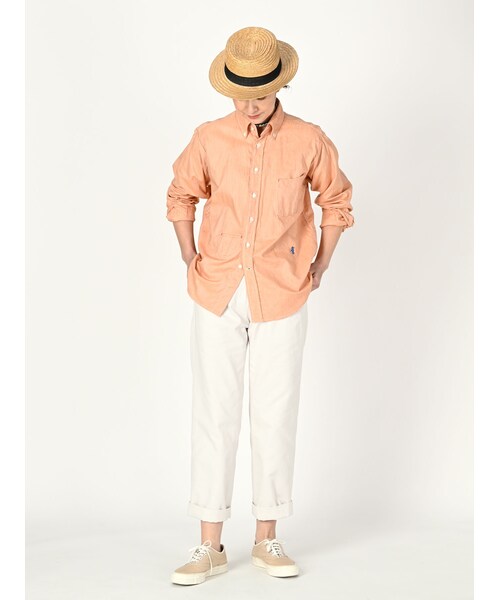 45R（フォーティファイブアール）の「ジンバオックスの908水平線シャツ