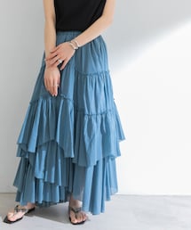 CASA FLINE | CASA FLINE コットンティアードスカート