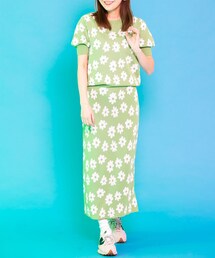 HEYUMM（ヘユム）の「HEYUMM 花柄ニットタイトスカート（その他）」