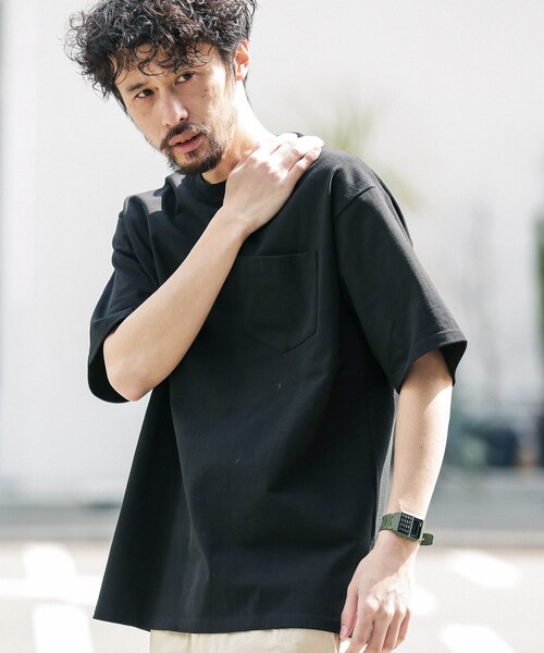 JEMORGAN（ジェーイーモーガン）の「『別注』JEMORGAN×Sonny Label ヘビーウェイト天竺Tシャツ（その他・メンズ・ホワイト/グレージュ/インディゴ/イエロー/ブラック・M/L/XL）」の2枚目の写真