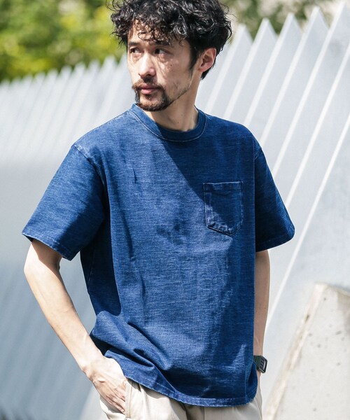 JEMORGAN（ジェーイーモーガン）の「『別注』JEMORGAN×Sonny Label ヘビーウェイト天竺Tシャツ（その他・メンズ・ホワイト/グレージュ/インディゴ/イエロー/ブラック・M/L/XL）」の4枚目の写真