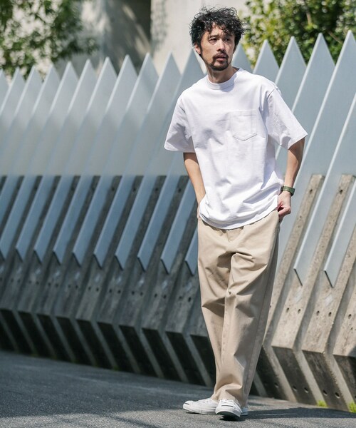 JEMORGAN（ジェーイーモーガン）の「『別注』JEMORGAN×Sonny Label ヘビーウェイト天竺Tシャツ（その他・メンズ・ホワイト/グレージュ/インディゴ/イエロー/ブラック・M/L/XL）」の6枚目の写真