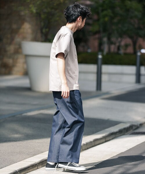 JEMORGAN（ジェーイーモーガン）の「『別注』JEMORGAN×Sonny Label ヘビーウェイト天竺Tシャツ（その他・メンズ・ホワイト/グレージュ/インディゴ/イエロー/ブラック・M/L/XL）」の8枚目の写真