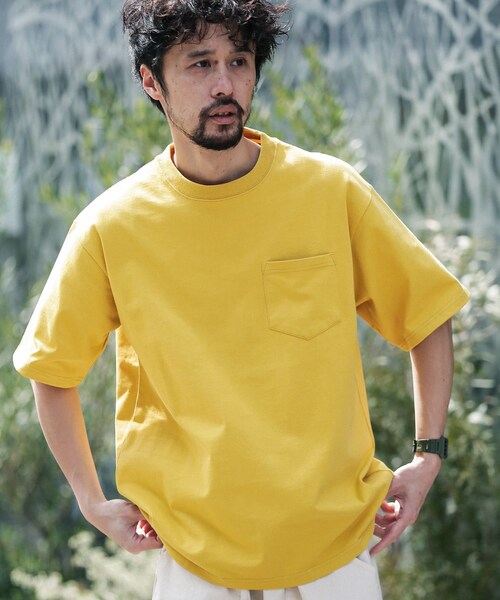 JEMORGAN（ジェーイーモーガン）の「『別注』JEMORGAN×Sonny Label ヘビーウェイト天竺Tシャツ（その他・メンズ・ホワイト/グレージュ/インディゴ/イエロー/ブラック・M/L/XL）」の5枚目の写真