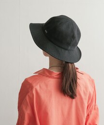 ORCIVAL ラフィアライクパネルハット