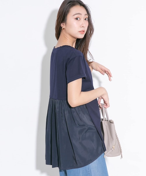 F by ROSSO　ティアードドッキングプルオーバー URBAN RESEARCH ROSSO WOMEN（アーバンリサーチ ロッソ）の
