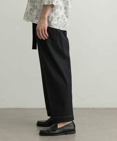 最終値下げ SEEALL 3 DOUBLE WAIST BELT PANTS SEEALL（シーオール）の「SEEALL DOUBLE WAIST BELT PANTS